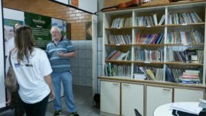 Grupo do Projeto Palco da Reciclagem visita Cooperativa Verde Vida