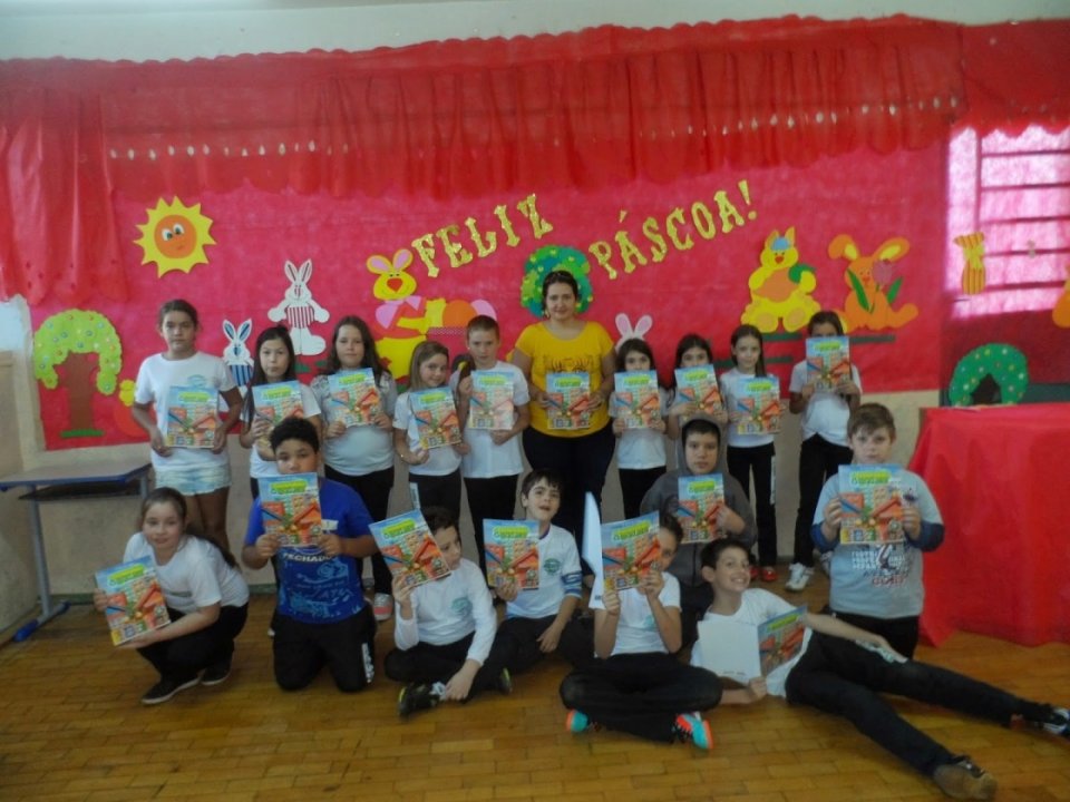 A Turminha da Reciclagem incentiva os alunos a trocar as informações com seus familiares