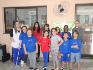 A Turminha da Reciclagem-RS diverte alunos com os personagens da turminha