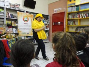 Roda de Leitura e Contação de História participam de semana em comemoração ao dia do livro