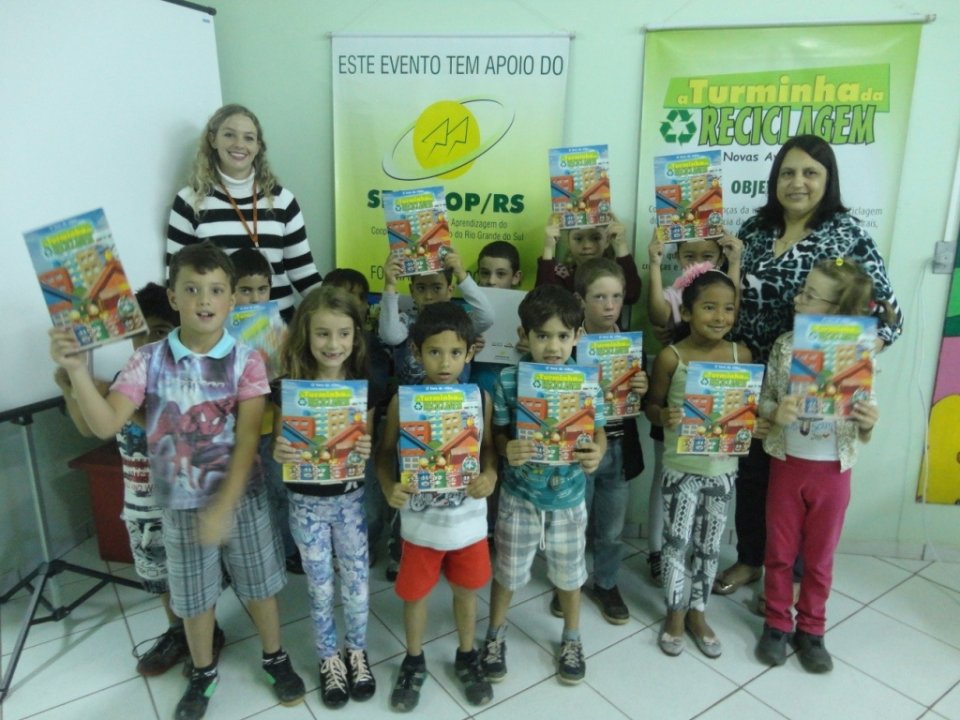 A Turminha da Reciclagem atende mais de 700 alunos no RS