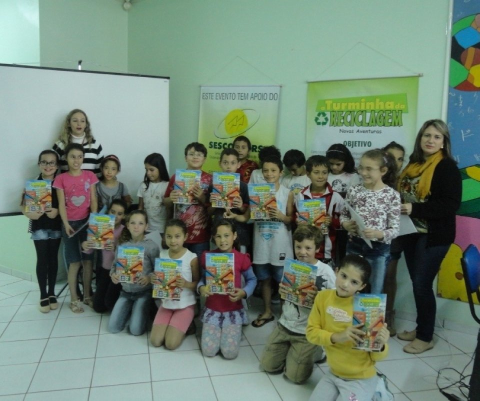A Turminha da Reciclagem atende mais de 700 alunos no RS