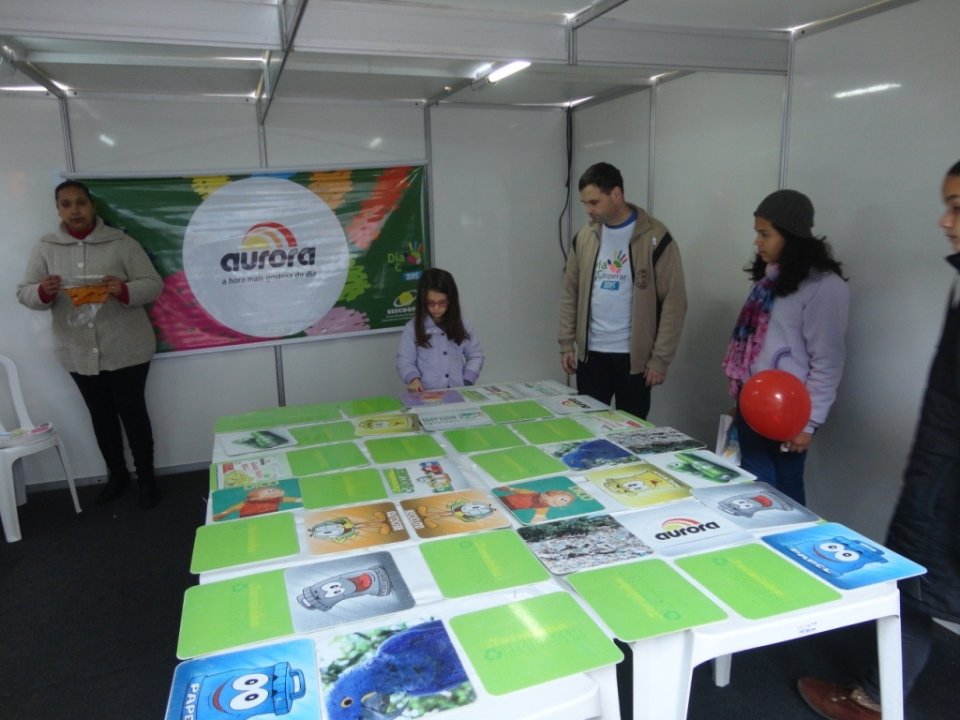 Turminha da Reciclagem no dia C de Cooperar no Rio Grande do Sul