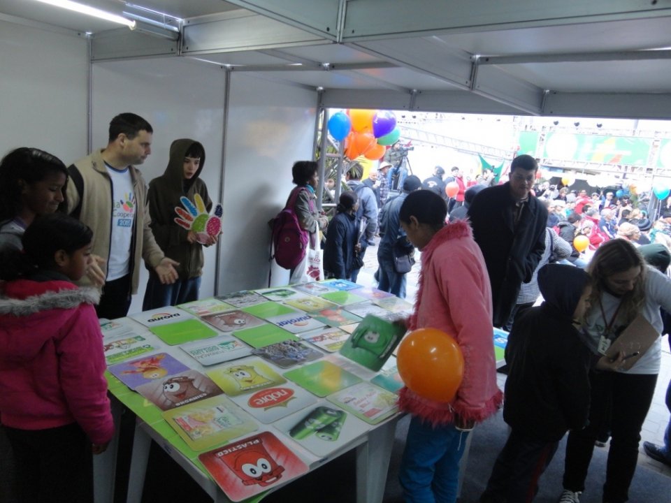 Turminha da Reciclagem no dia C de Cooperar no Rio Grande do Sul
