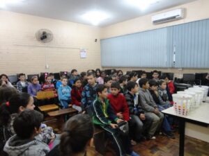 Turminha da Reciclagem no dia C de Cooperar no Rio Grande do Sul