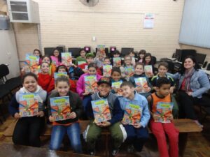 Turminha da Reciclagem no dia C de Cooperar no Rio Grande do Sul