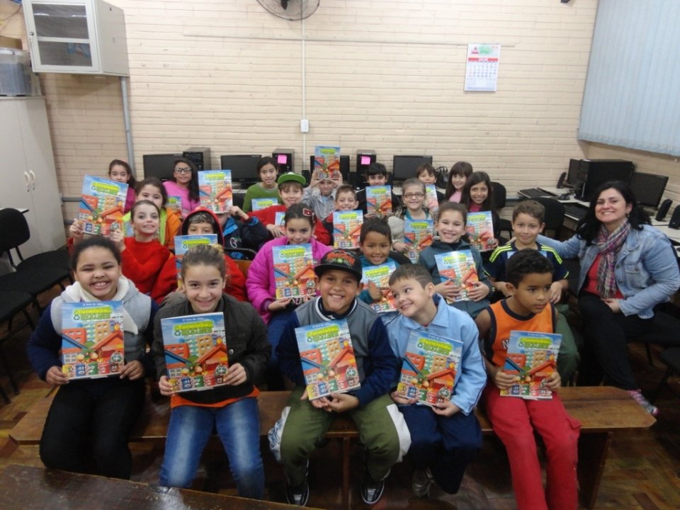 Turminha da Reciclagem no dia C de Cooperar no Rio Grande do Sul