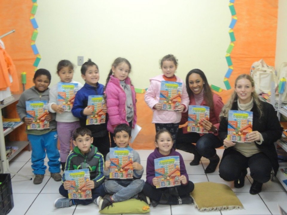 Turminha da Reciclagem no dia C de Cooperar no Rio Grande do Sul