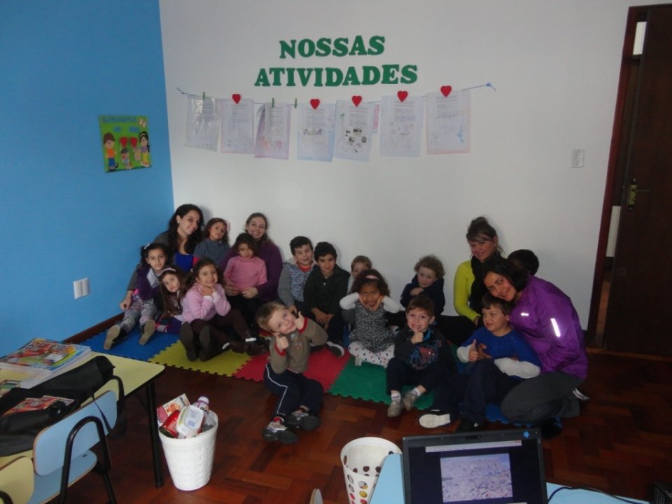 Turminha da Reciclagem no dia C de Cooperar no Rio Grande do Sul