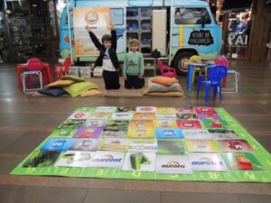 Programas da Falb juntos em atividade em Shopping de RS