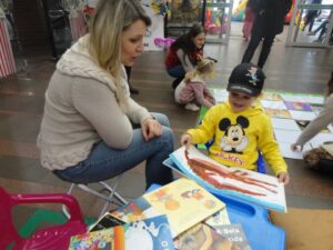 Programas da Falb juntos em atividade em Shopping de RS