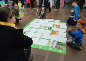 Programas da Falb juntos em atividade em Shopping de RS