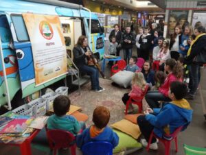 Programas da Falb juntos em atividade em Shopping de RS