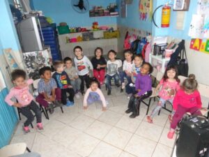 A Turminha da Reciclagem visita Creche