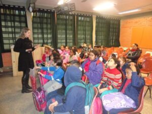 A Turminha da Reciclaglem-RS na volta as aulas das escolas