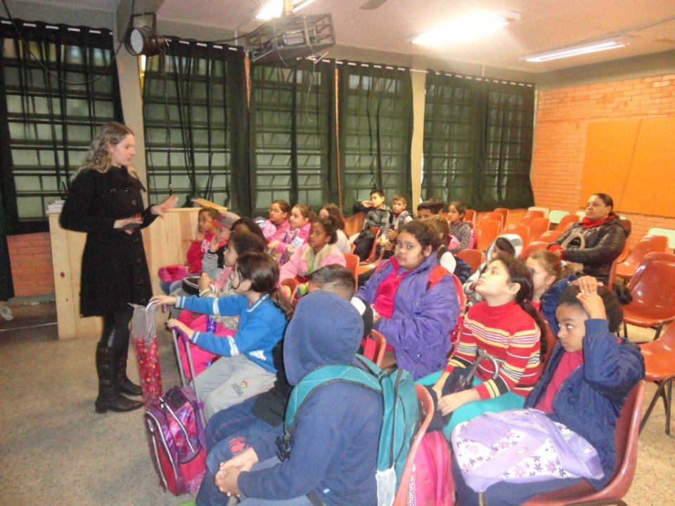 A Turminha da Reciclaglem-RS na volta as aulas das escolas