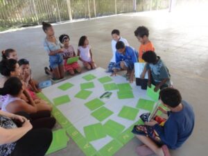 A Turminha da Reciclagem participa de ação contra o mosquito Aedes Aegypti no RS