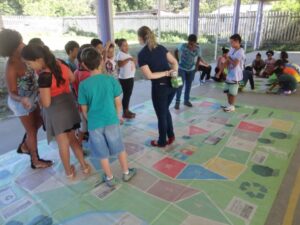 A Turminha da Reciclagem participa de ação contra o mosquito Aedes Aegypti no RS