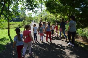 Alunos do Programa Vozes do Corpo realizam atividade diferenciada em ar livre