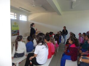 A Turminha da Reciclagem participa de reunião de lançamento do Dia C 2016 no Rio Grande do Sul