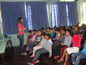 A Turminha da Reciclagem participa de reunião de lançamento do Dia C 2016 no Rio Grande do Sul