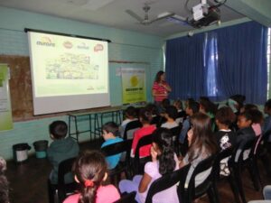 A Turminha da Reciclagem participa de reunião de lançamento do Dia C 2016 no Rio Grande do Sul