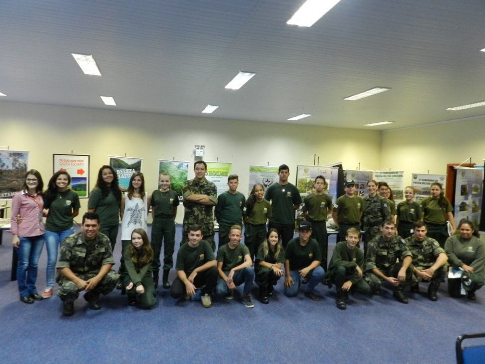 A Turminha da Reciclagem participa do 2° Ciclo de PalestrasÁgua em Foco em Chapecó-SC