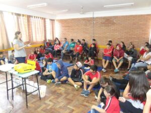 A Turminha da Reciclagem realiza atividades em diversas escolas do Rio Grande do Sul