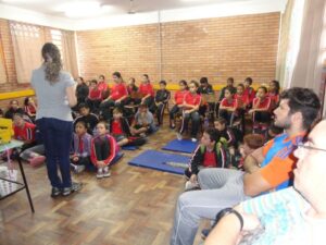 A Turminha da Reciclagem realiza atividades em diversas escolas do Rio Grande do Sul