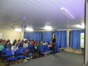 A Turminha da Reciclagem realiza atividades em diversas escolas do Rio Grande do Sul