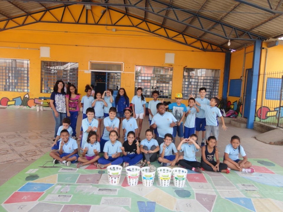 A Turminha da Reciclagem realiza atividades em diversas escolas do Rio Grande do Sul