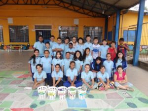 A Turminha da Reciclagem realiza atividades em diversas escolas do Rio Grande do Sul