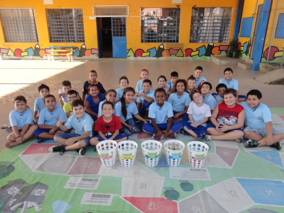 A Turminha da Reciclagem realiza atividades em diversas escolas do Rio Grande do Sul