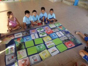 A Turminha da Reciclagem realiza atividades em diversas escolas do Rio Grande do Sul