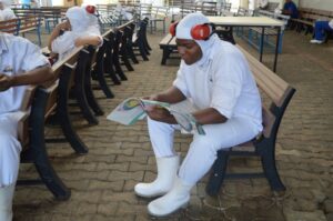 Roda de Leitura leva empregados ao mundo da imaginação com suas histórias