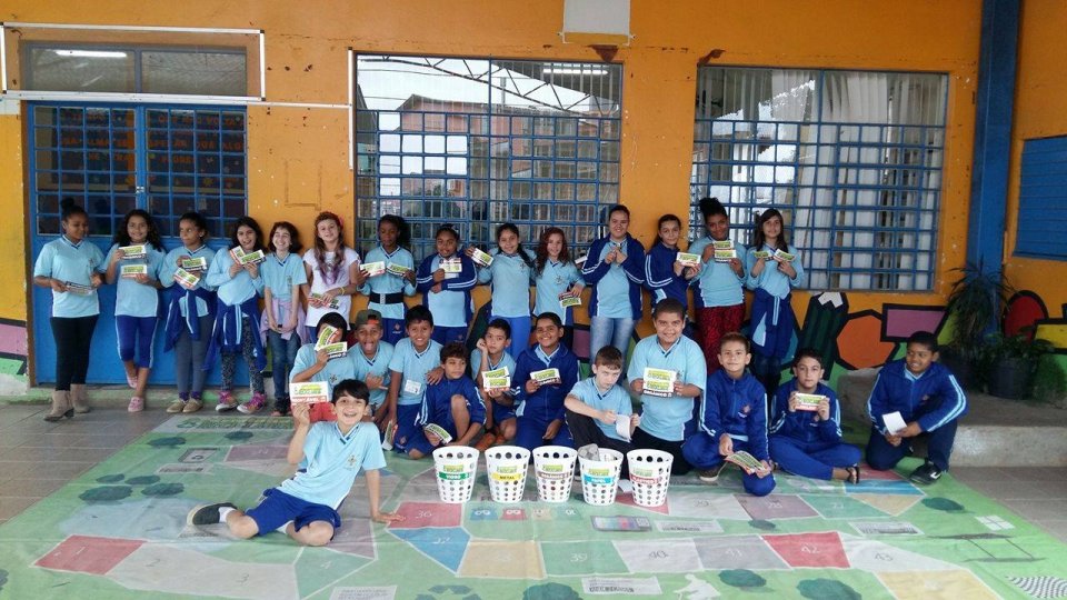 Finalizando as atividades de abril com A Turminha da Reciclagem no RS