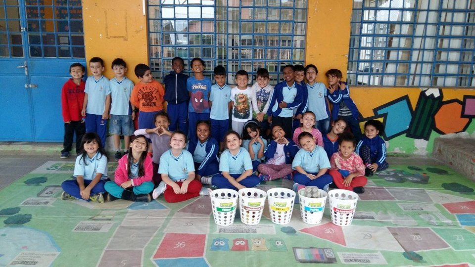 Finalizando as atividades de abril com A Turminha da Reciclagem no RS
