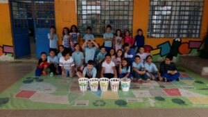 Finalizando as atividades de abril com A Turminha da Reciclagem no RS
