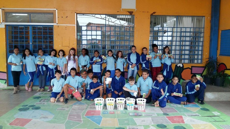 Finalizando as atividades de abril com A Turminha da Reciclagem no RS