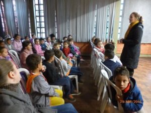 Finalizando as atividades de abril com A Turminha da Reciclagem no RS