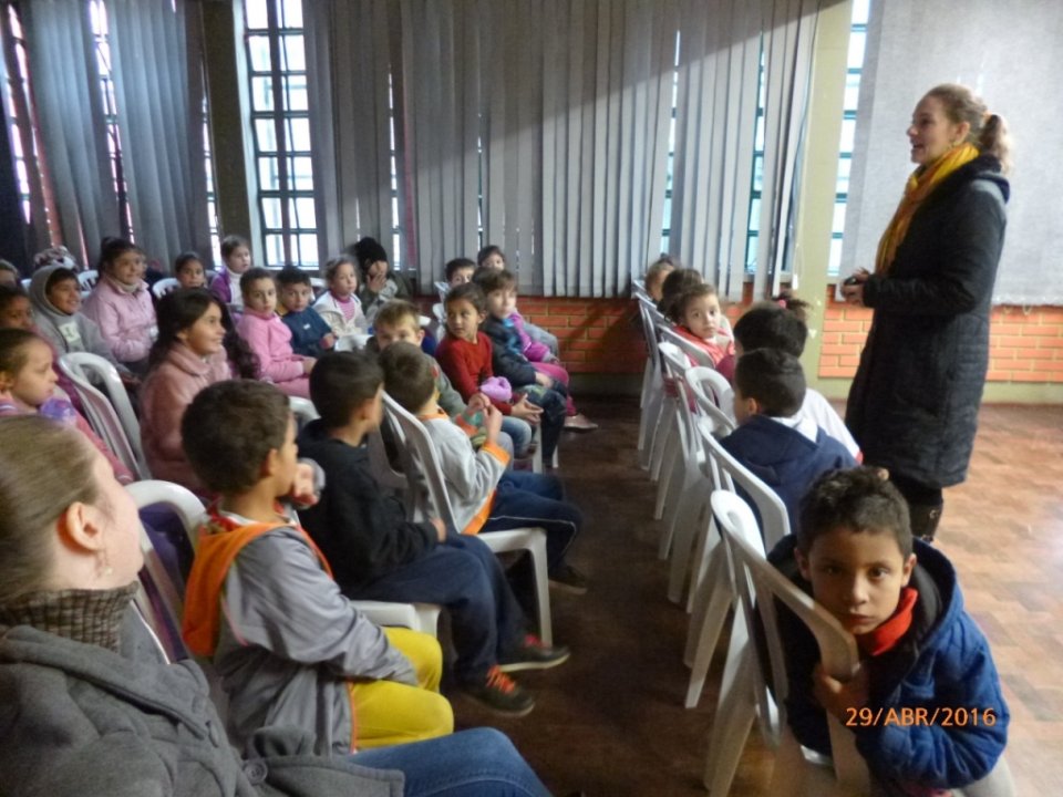 Finalizando as atividades de abril com A Turminha da Reciclagem no RS