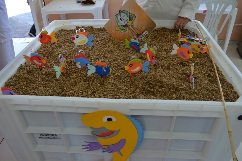 A Turminha da Reciclagem participa da semana da qualidade