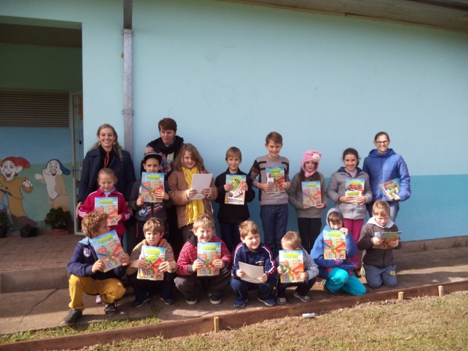 A Turminha da Reciclagem -RS atende alunos da educação infantil e Graduação