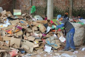 Equipe de Comunicação e da FALB visitam associações de catadores em Chapecó