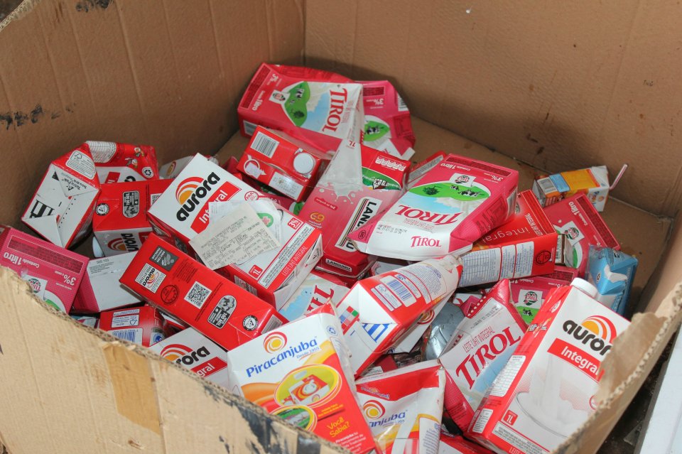 Equipe de Comunicação e da FALB visitam associações de catadores em Chapecó