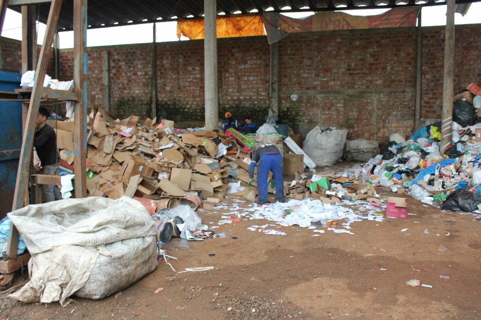 Equipe de Comunicação e da FALB visitam associações de catadores em Chapecó