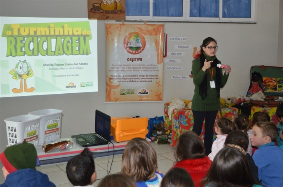 A Turminha da Reciclagem em Chapecó