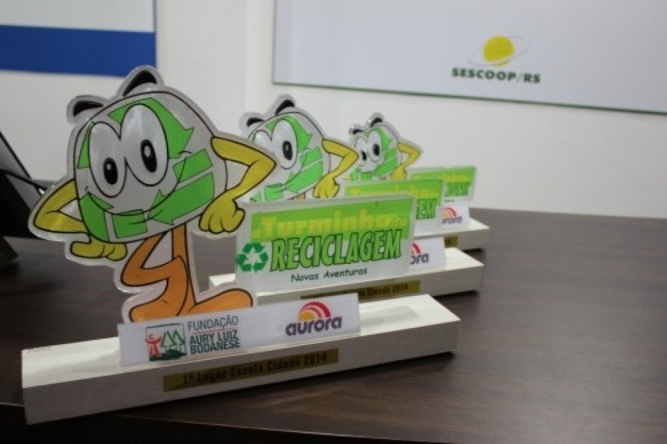 A TURMINHA DA RECICLAGEM PROMOVE PRÊMIO ESCOLA CIDADÃ RS