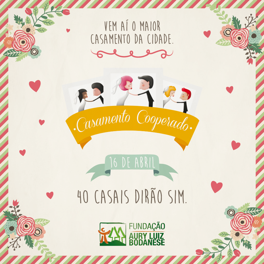 O Dia do Sim está chegando...Casamento Cooperado em Chapecó-SC