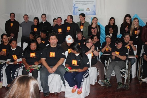 FORMATURA DO PROJETO DE QUALIFICAÇÃO DE PESSOAS COM DEFICIÊNCIA NO MERCADO DE TRABALHO